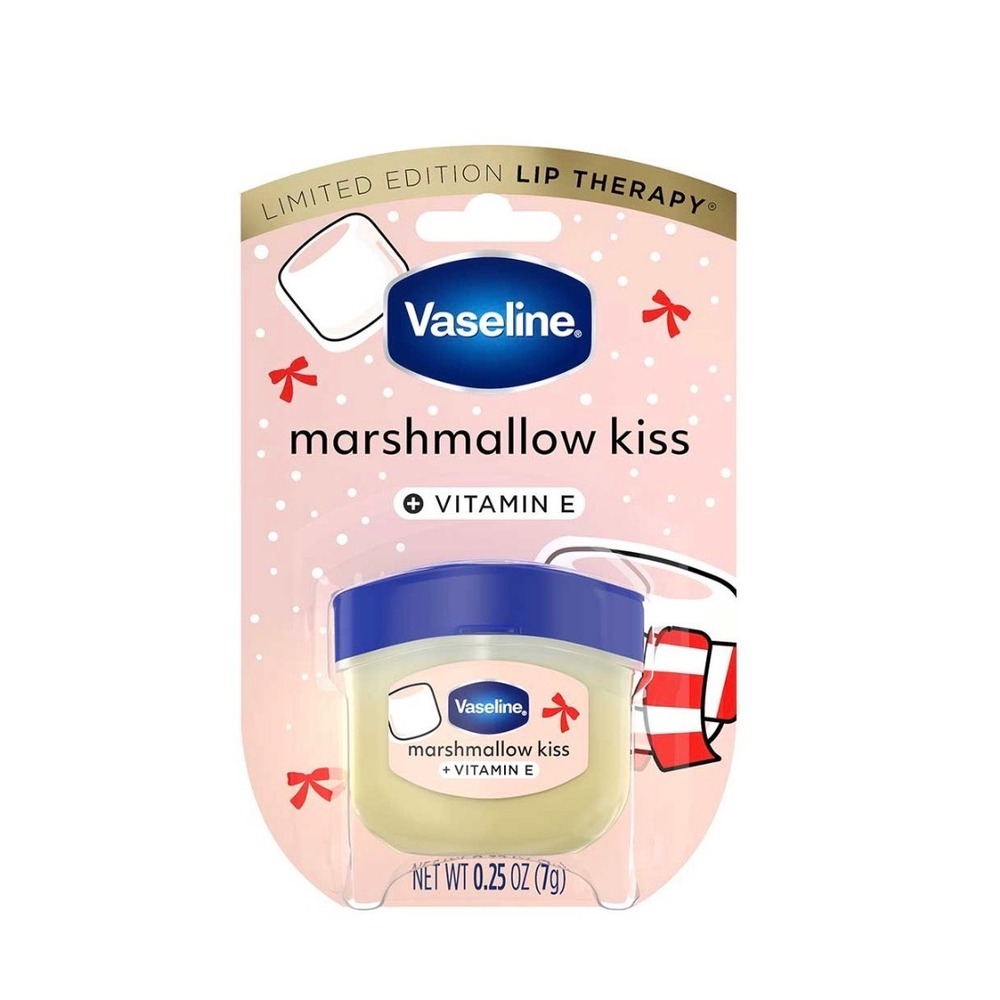Vaseline Lip Therapy Mini Marshmallow Kiss Vitamin E Limited Edition